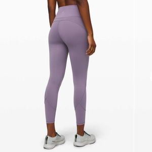 🌸Lululemon In Movement Tight 25” Everlux-Purple Quartz-LAST ONE.